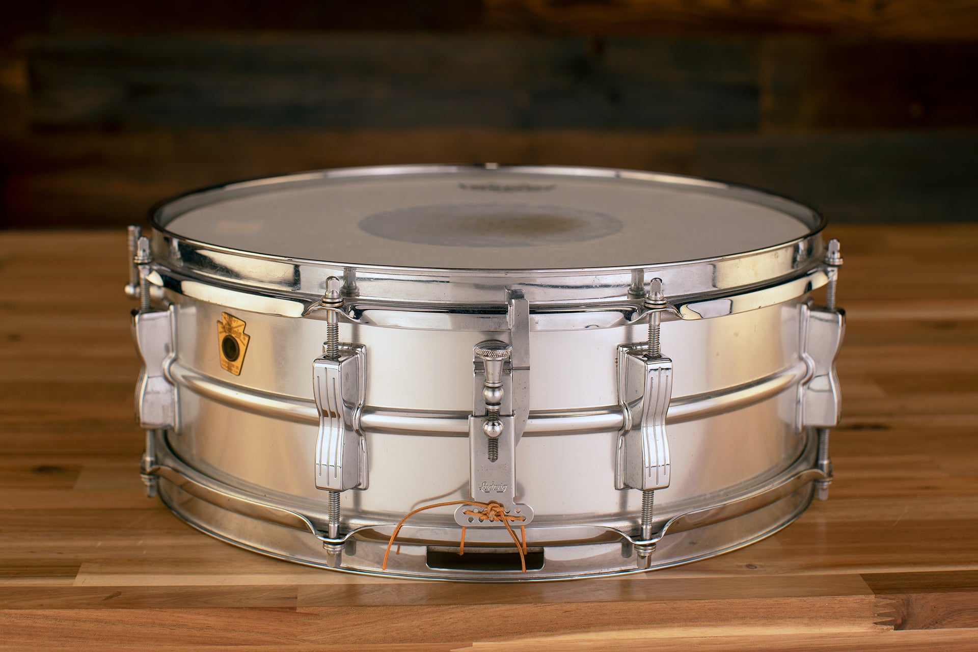 LUDWIG 14 X 5 1965 ACROLITE ALUMINIUM SNARE DRUM, 8 LUG (PRE-LOVED) –  Drumazon