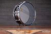 LUDWIG 14 X 5.5 UNIVERSAL BRASS SNARE DRUM, CHROME FITTINGS