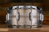 LUDWIG 14 X 6.5 LA405K ACROPHONIC HAMMERED ALUMINIUM SNARE DRUM, LIMITED EDITION