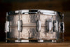 LUDWIG 14 X 6.5 LA405K ACROPHONIC HAMMERED ALUMINIUM SNARE DRUM, LIMITED EDITION