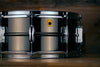 LUDWIG 14 X 6.5 LB415 8 LUG BLACK BEAUTY SNARE DRUM, BRASS SHELL, BLACK NICKEL PLATED