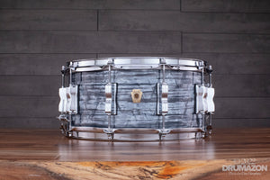 LUDWIG 14 X 6.5 CLASSIC MAPLE SNARE DRUM, SKY BLUE PEARL