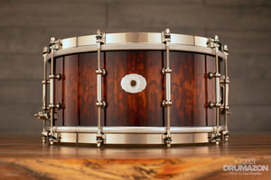 LUDWIG 14 X 6.5 LS403XXCC LTD. EDITION AGED EXOTIC TAMO ASH SNARE DRUM, 1 OF 50, CHERRY CARAMEL