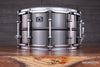LUDWIG 14 X 8 UNIVERSAL BRASS SNARE DRUM, CHROME FITTINGS