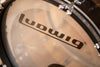 LUDWIG 45TH ANNIVERSARY TRI-BAND BLACK VISTALITE 3 PIECE DRUM KIT, FAB OUTFIT (PRE-LOVED)