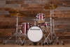 LUDWIG BREAKBEATS BY QUESTLOVE 4 PIECE DRUM KIT, WINE RED SPARKLE