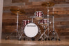 LUDWIG BREAKBEATS BY QUESTLOVE 4 PIECE DRUM KIT, WINE RED SPARKLE