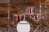 LUDWIG BREAKBEATS BY QUESTLOVE 4 PIECE DRUM KIT, WINE RED SPARKLE