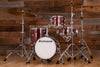 LUDWIG BREAKBEATS BY QUESTLOVE 4 PIECE DRUM KIT, WINE RED SPARKLE