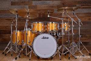 LUDWIG CLASSIC MAPLE 6 PIECE CUSTOM DRUM KIT, GOLD SPARKLE