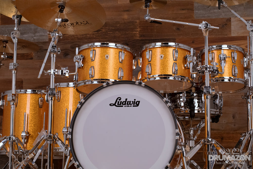 LUDWIG ACERO CLASSICO 6 PEZZI PERSONALIZZATILUDWIG ACERO CLASSICO 6 PEZZI PERSONALIZZATI  