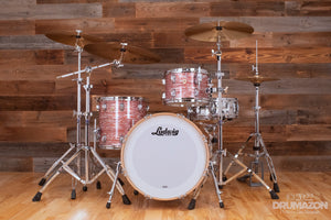 LUDWIG CLASSIC MAPLE 3 PIECE FAB DRUM KIT, VINTAGE PINK OYSTER