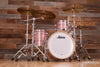 LUDWIG CLASSIC MAPLE 3 PIECE FAB DRUM KIT, VINTAGE PINK OYSTER