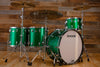 LUDWIG CLASSIC MAPLE ZEP KIT, JOHN BONHAM RE-ISSUE 4 PIECE DRUM KIT, GREEN SPARKLE (PRE-LOVED)