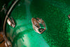 LUDWIG CLASSIC MAPLE ZEP KIT, JOHN BONHAM RE-ISSUE 4 PIECE DRUM KIT, GREEN SPARKLE (PRE-LOVED)