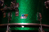 LUDWIG CLASSIC MAPLE ZEP KIT, JOHN BONHAM RE-ISSUE 4 PIECE DRUM KIT, GREEN SPARKLE (PRE-LOVED)