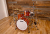 LUDWIG CLASSIC OAK 3 PIECE DRUM KIT, FAB CONFIGURATION, TENNESSEE WHISKEY STAIN