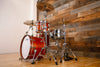 LUDWIG CLASSIC OAK 3 PIECE DRUM KIT, FAB CONFIGURATION, TENNESSEE WHISKEY STAIN