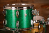 LUDWIG CLASSIC OAK 3 PIECE DRUM KIT, PRO BEAT CONFIGURATION, GREEN SPARKLE