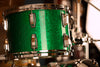 LUDWIG CLASSIC OAK 3 PIECE DRUM KIT, PRO BEAT CONFIGURATION, GREEN SPARKLE