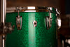 LUDWIG CLASSIC OAK 3 PIECE DRUM KIT, PRO BEAT CONFIGURATION, GREEN SPARKLE