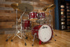 LUDWIG USA CLASSIC MAPLE 4 PIECE DRUM KIT, CHERRY STAIN, 1996 (PRE-LOVED)