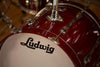 LUDWIG USA CLASSIC MAPLE 4 PIECE DRUM KIT, CHERRY STAIN, 1996 (PRE-LOVED)