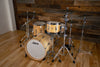 LUDWIG CLUB DATE 3 PIECE DRUM KIT, DOWNBEAT CONFIGURATION, NATURAL SATIN
