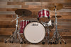 LUDWIG CLUB DATE 3 PIECE DRUM KIT, RUBY STRATA, (PRE-LOVED)