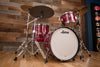 LUDWIG CLUB DATE 3 PIECE DRUM KIT, RUBY STRATA, (PRE-LOVED)