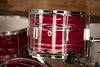 LUDWIG CLUB DATE 3 PIECE DRUM KIT, RUBY STRATA, (PRE-LOVED)