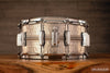 LUDWIG 14 X 6.5 LA405K ACROPHONIC HAMMERED ALUMINIUM SNARE DRUM, LIMITED EDITION