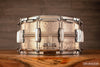 LUDWIG 14 X 6.5 LA405K ACROPHONIC HAMMERED ALUMINIUM SNARE DRUM, LIMITED EDITION