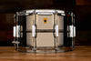 LUDWIG 14 X 8 LB408 BLACK BEAUTY SNARE DRUM, BRASS SHELL, BLACK NICKEL PLATED