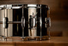 LUDWIG 14 X 8 LB408 BLACK BEAUTY SNARE DRUM, BRASS SHELL, BLACK NICKEL PLATED