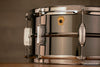 LUDWIG 14 X 6.5 LB415 8 LUG BLACK BEAUTY SNARE DRUM, BRASS SHELL, BLACK NICKEL PLATED