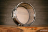 LUDWIG 14 X 6.5 LB415 8 LUG BLACK BEAUTY SNARE DRUM, BRASS SHELL, BLACK NICKEL PLATED