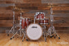 LUDWIG LEGACY CLASSIC EXOTIC, MAPLE / POPLAR 3 PIECE DRUM KIT, AFRICAN BUBINGA