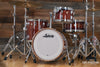 LUDWIG LEGACY CLASSIC EXOTIC, MAPLE / POPLAR 3 PIECE DRUM KIT, AFRICAN BUBINGA