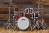 LUDWIG LEGACY CLASSIC EXOTIC, MAPLE / POPLAR 3 PIECE DRUM KIT, AFRICAN BUBINGA