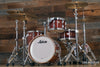 LUDWIG LEGACY CLASSIC EXOTIC, MAPLE / POPLAR 3 PIECE DRUM KIT, AFRICAN BUBINGA