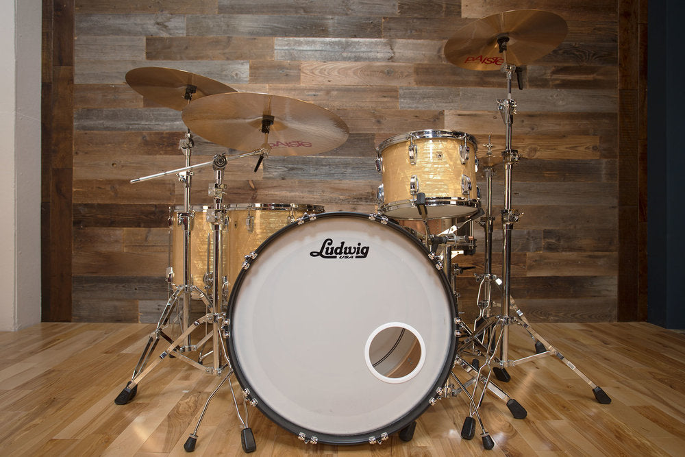 LUDWIG LEGACY MAHOGANY 4 PIECE DRUM KIT AGED ONYX PRE LOVED Drumazon