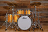 LUDWIG LEGACY MAPLE 5 PIECE DRUM KIT, GOLD SPARKLE