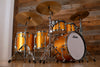 LUDWIG LEGACY MAPLE 5 PIECE DRUM KIT, GOLD SPARKLE