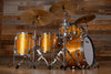LUDWIG LEGACY MAPLE 5 PIECE DRUM KIT, GOLD SPARKLE