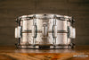 LUDWIG 14 X 6.5 LM402K HAMMERED SUPRAPHONIC SNARE DRUM, CHROME