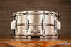 LUDWIG 14 X 6.5 LM402K HAMMERED SUPRAPHONIC SNARE DRUM, CHROME