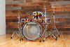 LUDWIG VISTALITE 50TH ANNIVERSARY 4 PIECE DRUM KIT WITH SNARE, RED & YELLOW SWIRL