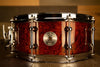MAPEX ARMORY DILLINGER 14 X 5.5 8 PLY MAPLE SNARE DRUM, WALNUT STAIN OVER FIGURED WOOD