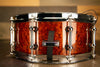 MAPEX ARMORY DILLINGER 14 X 5.5 8 PLY MAPLE SNARE DRUM, WALNUT STAIN OVER FIGURED WOOD